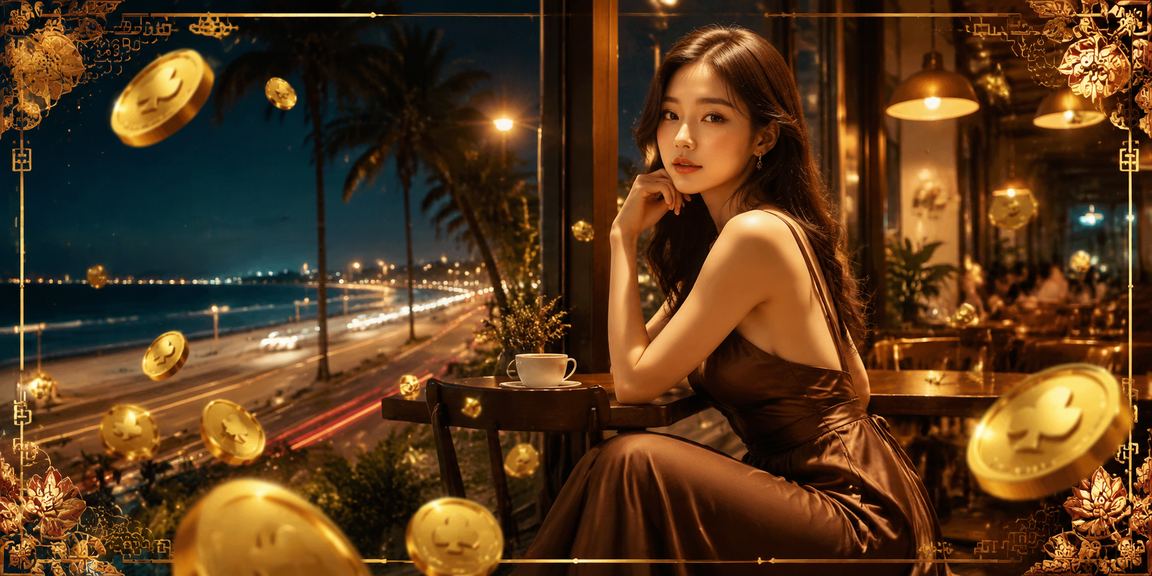 Người dùng tại Mũi Né nhâm nhi cà phê và xem thông tin trò chơi bài trực tuyến trên điện thoại