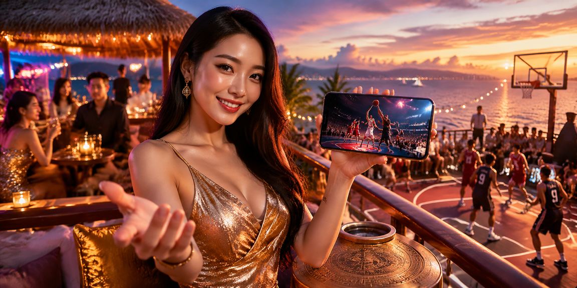 Người dùng Nha Trang theo dõi kết quả bóng rổ và đặt cược trên bãi biển